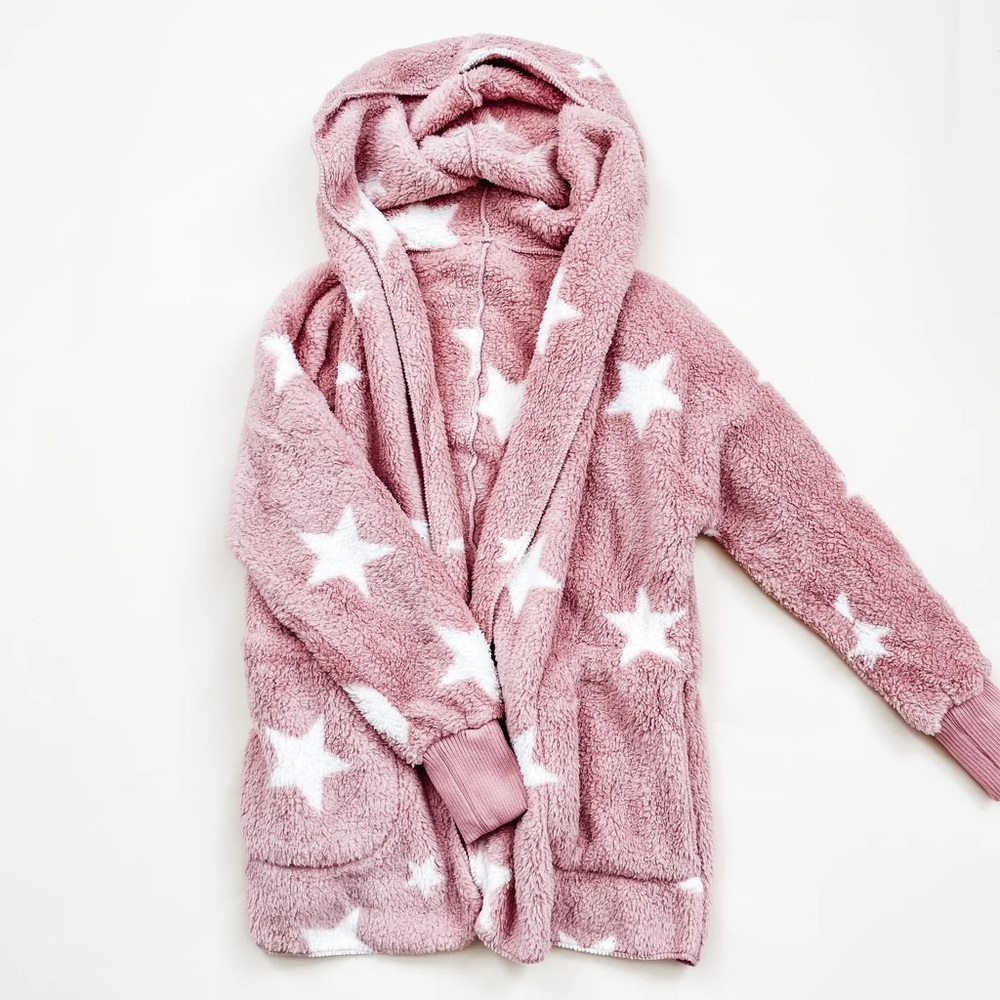 NWT Blush Star Sherpa Jacket